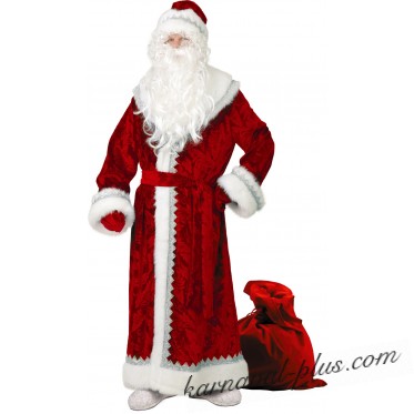 Карнавальный костюм Дед Мороз с узорами